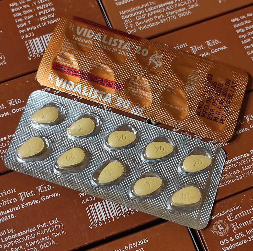 Дженерик Сиалиса 20мг Vidalista 20
