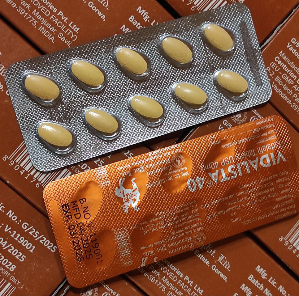 Дженерик Сиалиса 40мг Vidalista 40