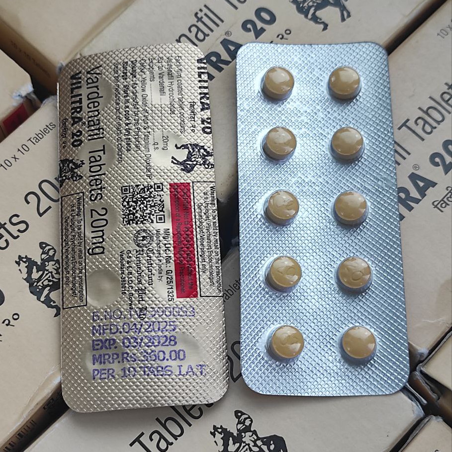 Дженерик Левитра 20мг Vilitra 20